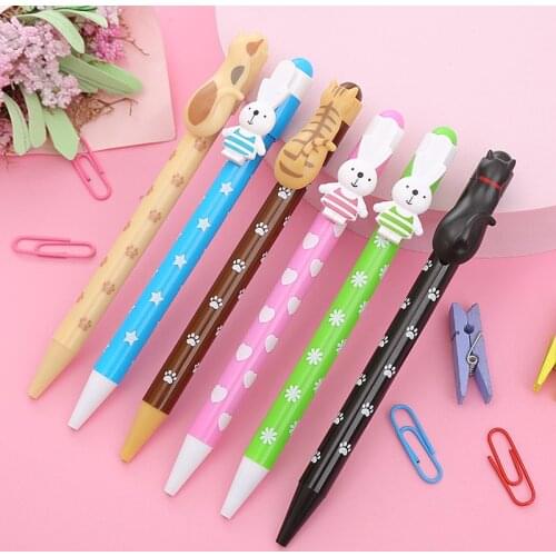 2021 NEW Baby Cartoon Gel Pen Cute Blue Ink Novelty Pen for School Student Office Signing Writing Novelty Pen Kids Stationery