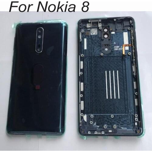 LTPro Original For Nokia 8 Battery Door Housing Back Cover Battery Cover Rear Housing Case Replacement Parts