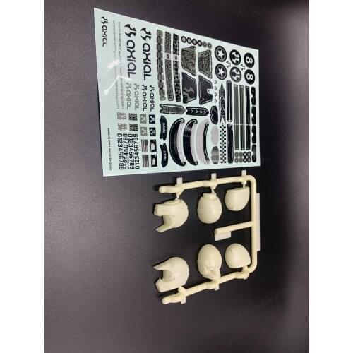 Axial Skull Helmet Set for use w/Deadbolt Body, AX80131 Crawler 1/10 RC