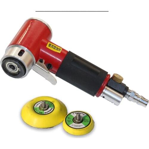 2 inch pneumatic grinding machine 3 inches black and red small Eccentric cleaning and polishing tool set wax sealing glaze
