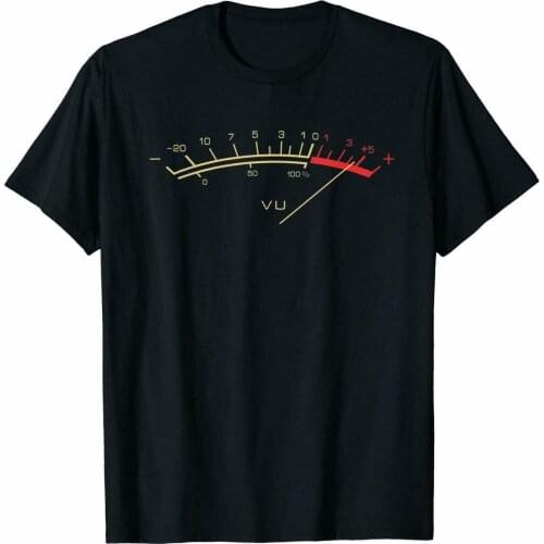 Retro Vu Meter Hifi Vintage Stereo Music Lover Gift Tshirt