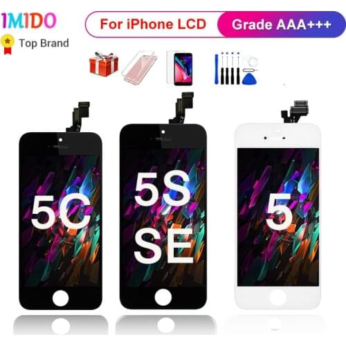 Upgraded Quality Screen For iPhone 5 5S SE 5C LCD Display Touch Panel Digitizer Assembly Grade AAA+++ Replacement No Dead Pixel