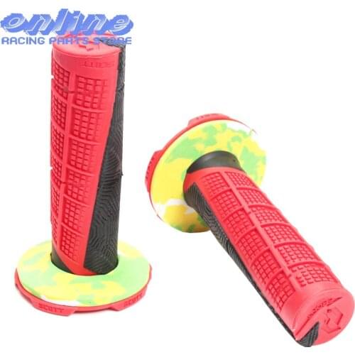 6 colors Universal Handle Bar 7/8" Motorcycle Handle Grips Rubber Moto GP handlebar GRIPS