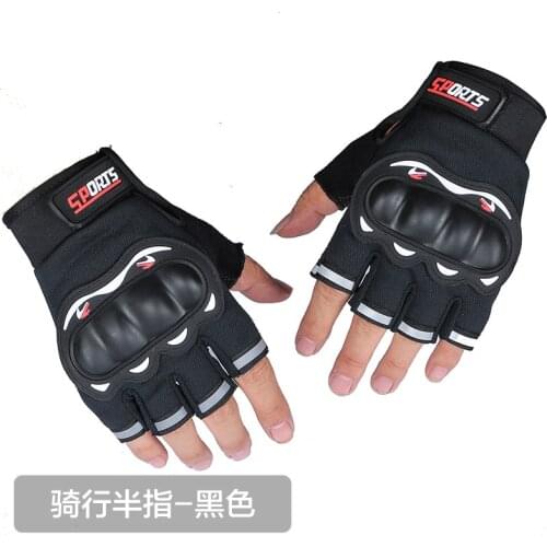 Half Finger Cycling Winter Fingerless Gloves Slip Sweat Gel Bicycle Riding Gloves Shock Mountain Bike Sports Gloves Rave Man Gym