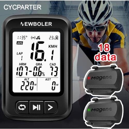 Cycling Computer GPS Computer Tracker Bike Navigation Speedometer Wireless Odometer Strava Bicycle Sensor For iGPSPORT Garmin