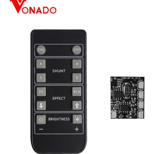 Vonado DIY LED Lighting Accessories Remote Control Wireless For Building Blocks USB Hub Battery Box Dot Lights