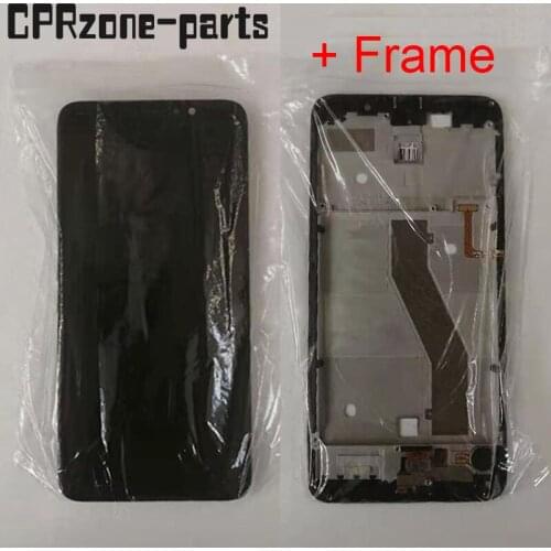 5.99" Black / White + Frame For Gome Fenmmy Note C72 2018X38A LCD Display With Touch Screen Digitizer Sensor Panel Assembly