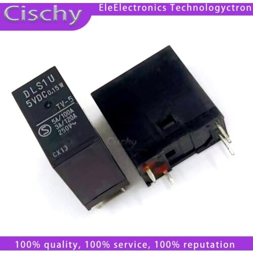 1pcs DLS1U 5VDC 0.15W 5A power Relay 4PIN DEC