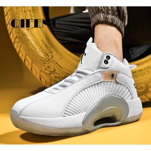 2021 Basketball Shoes Men Women Casual Sneakers Boys Autumn Winter High Top Anti-slip Outdoor Sports Shoes Trainer Boots Summer