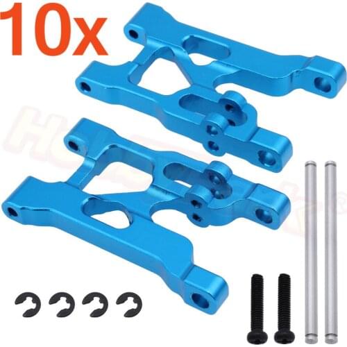 10Pairs /Lot Aluminum Rear Lower Suspension Arm Al. 0004 For FY01 FY02 FY03 WLtoys 12428 12423 1:12 RC Car Upgrade Parts Hop-Up