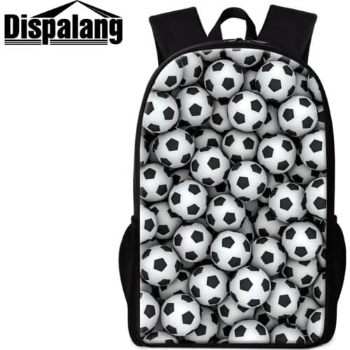 Children Sporty Footballs Shool Bag For Elementary Student Custom Basketballs Backpack For Boys Daily Mochila Men Casual Bagpack