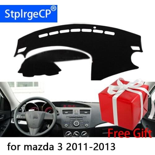 For mazda 3 mazda3 M3 2011-2013 dashboard mat Protective pad Shade Cushion Pad interior sticker car styling accessories
