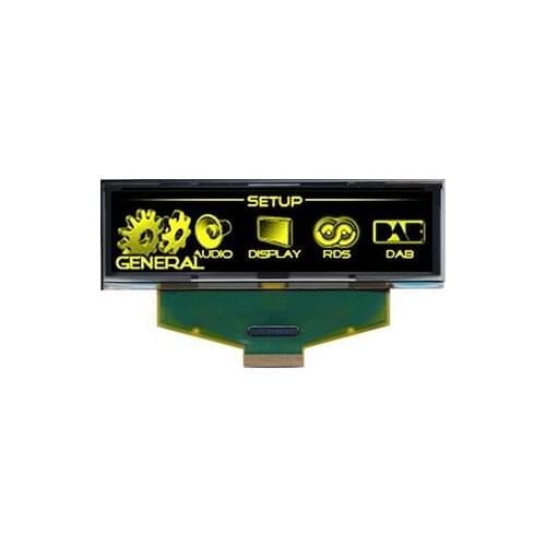 1pcs 3.12 inch 30PIN Yellow OLED screen SSD1322 Driver 256*64 25664 oled display SPI / 8Bit Parallel Interface