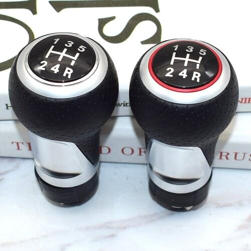 12mm 5 / 6 Speed Gear Shift Knob Lever Stick For Audi A4 B6 B7 B8 A6 S4 8K A5 8T Q5 8R S Line Ibiza 6J Seat Leon Mk1 Passat Golf