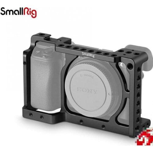 SmallRig DSLR Camera Cage for Sony Alpha A6300 / for Sony Alpha A6000 / Nex-7 Camera W/ Shoe Mount For Microphone Flash Light