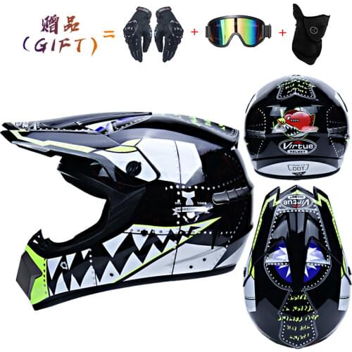 VIRTUE unisex lightweight motorcycle off-road helmet ATV off-road vehicle downhill mountain bike DH racing helmet cross helmet