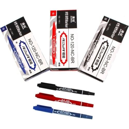 3 Colors Brush Pen Fine Markers Manga Art Supplies Stationery Marcadores Drawing Micron Punta Pincel Caligraphy Liner Pen