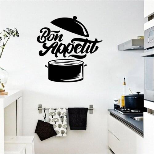 Cartoon kitchen Home Decor Vinyl Wall Stickers For Kids Rooms Diy Home Decoration Wall Art Decal