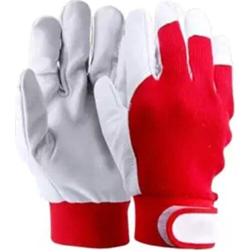 2Pcs Mechanical Work Welding Faux Leather Anti-static Non-slip Car Repair Gloves Mechanic Gloves Leather Work Gloves Mechanic