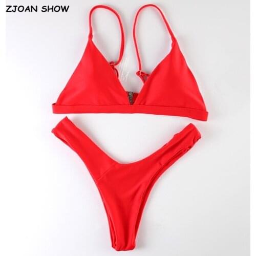 Beach Set Sexy Ladies Halter Push Up Bikini Set Padded Bra Swimwear Swim Bikini Women Bathing Suit Swimsuit 2 pieces set