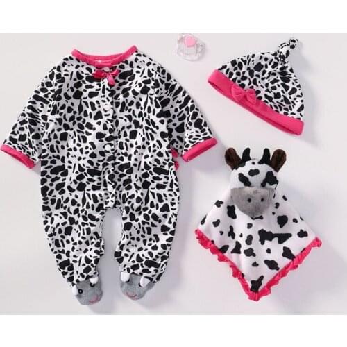 Reborn Baby Toy Clothes Outfit Accessories Set for 45-55cm Doll Newborn Girl Boy K1KC
