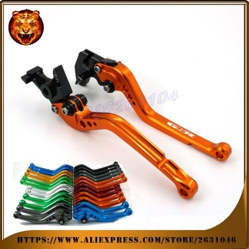 Adjustable Long Short Brake Clutch Levers For SUZUKI GSR600 GSR750 GSR 2006-2015 LOGO free shipping RED blue Motorcycle Blue