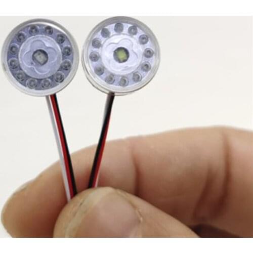 Bright Mini LED Taillight Independent Angel Eyes Light for Tamiya Scania 56323 1/14 RC Trailer DIY Modification Accessories