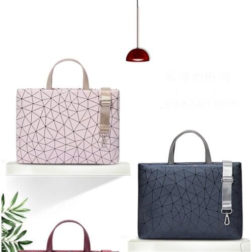 Womens Briefcases Travel Necessary Laptop A4 Document Computer Phone Wallet Notebook Storage Handbag Stylish Crossbody Supplies