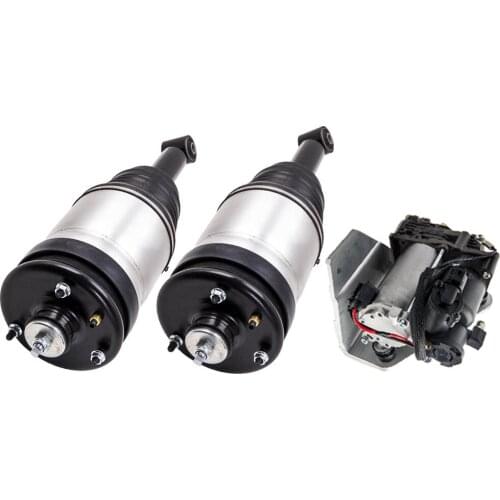 1PC Suspension Air Compressor Pump+1Pair Rear Air Spring Strut Shock Left&Right for Land Rover LR3 LR4 RPD000308, RPD000309
