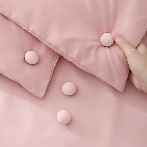 10Pcs/set Bed Sheet Clips Snaps Fasteners Mushroom Shape Non-Slip Fabric Plastic Curtains Blankets Clips for Home Supplies