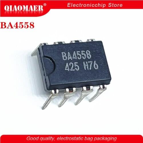 10PCS/lot BA4558 4558 DIP8 Integrated circuit