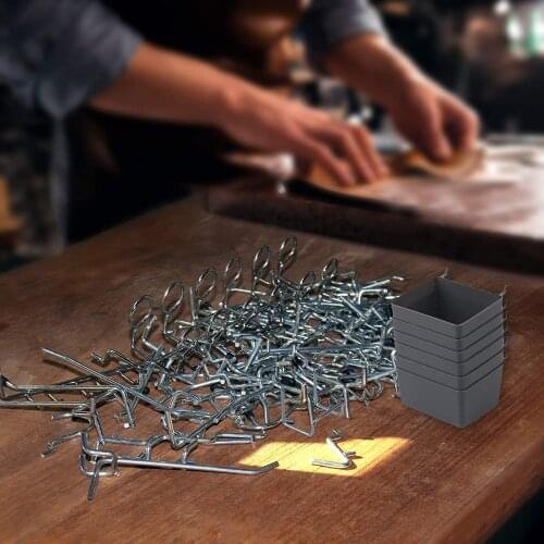 140/114Pcs Stores Pegboard Hooks Organizer Assortment Kit Peg Locks Hanging Applications Pegboard Hook Storage Hooks