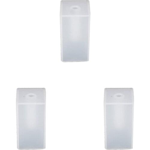 3Pcs Pen Holder Office Decoration Set-Up Creative Small Pen Holder Mirror Silicone Mold Diy Crystal Epoxy Mold