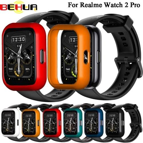 BEHUA PC Case for Realme Watch 2 Pro Cover Protector Hard Shell Ultra-thin Frame for Realme Watch2 Pro Smart Watch Case Bumper