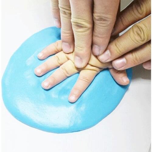 Baby Hand Foot Inkpad Ultra Light Stereo Baby Air Drying Soft Clay Infant Kids Handprint Footprint Imprint Kit Casting DIY Toys