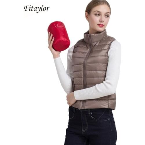 Женские вязаные жилеты Fitaylor China At AliExpress