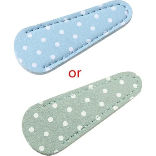 Leather Embroidery Scissors Sheath Cover Barber Hairdressing Shears Holster Protective Storage