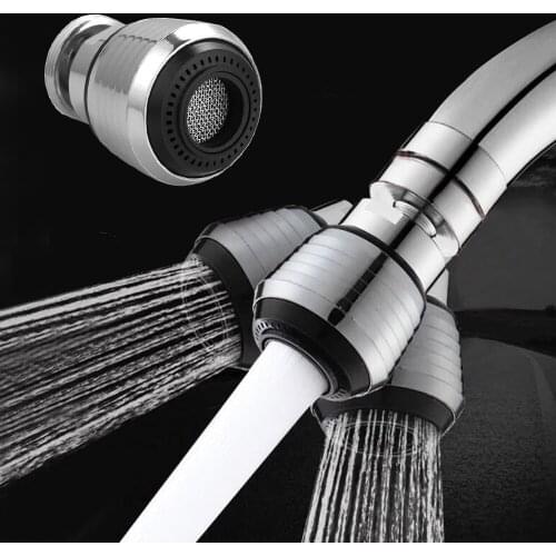 360 Degree Rotation Faucet Nozzle Brass Stream Sprayer 2 Modes Outlet Mixer Flexible Tap Filter Kitchen Sink Basin Accessories