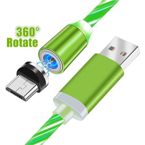 LED Fast Charging Magnet Charge USB Cable For XIAOMI mi a3 mi9t Redmi 3s 4 4a 4X 5 Plus Note 5 Pro 5A Android USB C Charger Cord