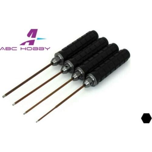 RC Silicone handle Hexangular Inch Tools set (0.050 0.063 0.078 0.093 ) red