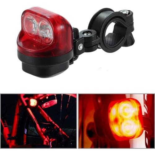 Bike Tail Light Self-powered Magnetic Induction Riding Warning Mountain Bike Light Cycling Rear Front Tail Light With Holder