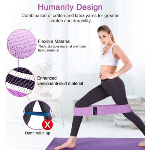 1/2/3PCS/Lot Fitness Rubber Band Elastic Yoga Resistance Bands Set Hip Circle Expander Bands Gym Fitness Booty Band Home Workout