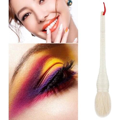 1pc Ratten Cosmetic Brush Big Soft Wool Powder Blush Brush Pro Makeup Tools Handle kabuki Brushes Soft Nature Goat Hair Cosmetic