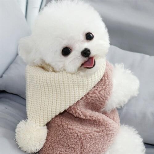 2020 New Winter Warm Dog Clothes For Small Dogs Autumn Thicken Hoodie Puppy Coat Chihuahua Cute Pet Clothes Clothing Accessories