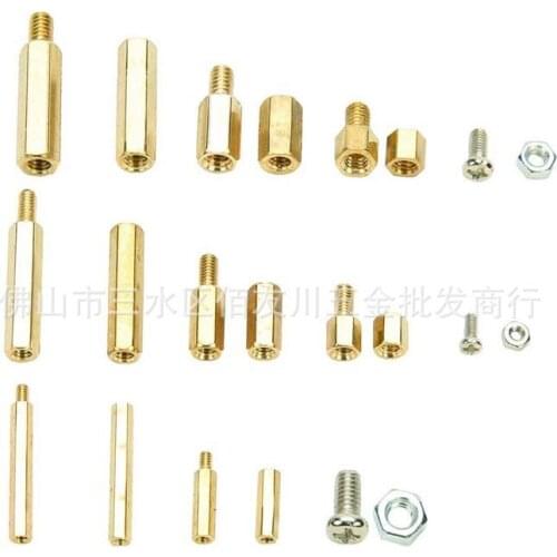 360pcs M2 M3 M4 Hex Standoff Hexagon Pillar M-F F-F PCB Spacer for Board Motherboard Standoff Screw Nut