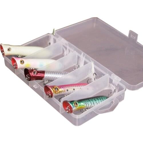 5Pcs Popper Wobbler Fishing Lure Floating Crankbait Artificial Bait Poper Pesca Carp Pike