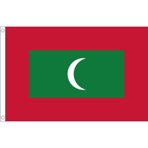Free shipping xvggdg Maldives flag Banner 90*150cm Hanging Maldives National flag