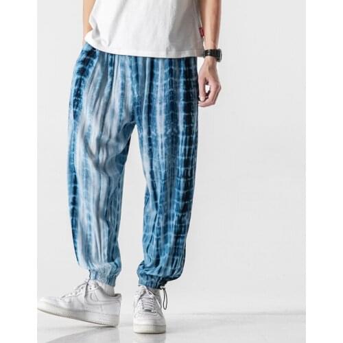 Streetwear Mens Fashion Harem Pants Korean Men Loose Ankle-Length Trousers 2021 Male Harajuku Style Casual Pants Oversized 5XL