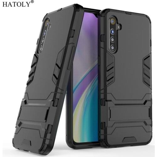 For OPPO Realme X2 Case Silicone Robot Armor Shell Hard PC TPU Back Phone Cover for OPPO Realme X2 Protective Case for Realme X2