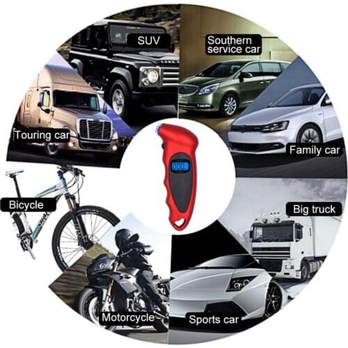 Digital Tire Pressure Gauge 150 PSI For Trucks Cars Bicycles With Backlit LCD Digital Tire Pressure Gauges Tire Pressure Gauge